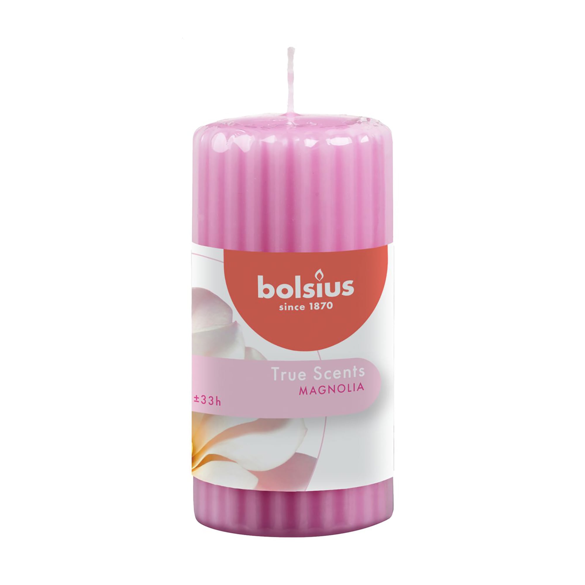 Ароматична свічка Bolsius True Scents Magnolia, 120*58 мм